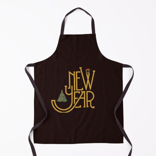 Item preview, GOLDEN NEW YEAR 2026 - Luxury Gold Foil Typography with Christmas Tree & Snowman - Festive Minimalist designed and sold by HoMya.