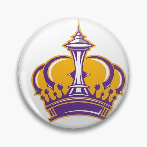 Item preview, Seattle Kings Space Needle Crown Vintage Gold designed and sold by BlasiseDS.