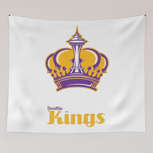 Item preview, Seattle Kings Space Needle Crown Vintage Gold designed and sold by BlasiseDS.