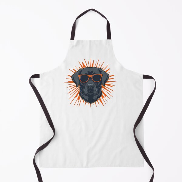 Item preview, Cool Labrador Retriever with Sunglasses – Retro Sunburst Design designed and sold by WilliegarciaRo.