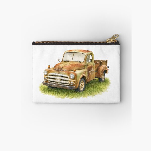 Item preview, Vintage Rusty Pickup Truck Watercolor Art designed and sold by Shew Gallery.
