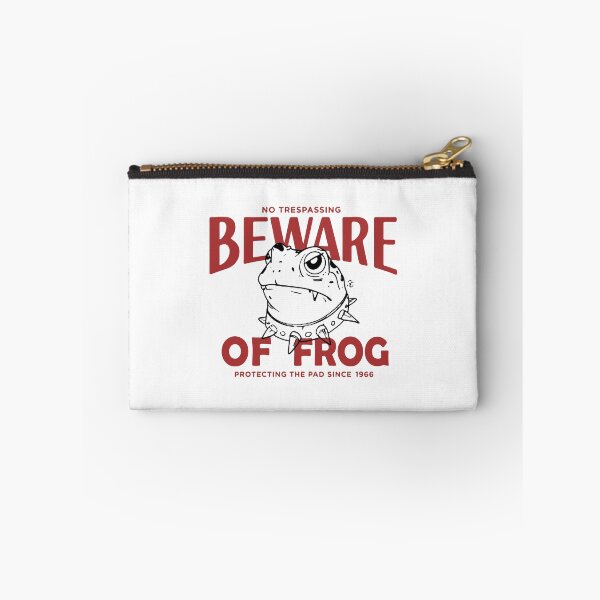Item preview, Beware Of Frog - No Trespassing - Protecting The Pad Since 1966 designed and sold by weepyzumi.