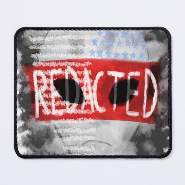 Item preview, Redacted Alien – Classified UFO Conspiracy Art designed and sold by Kubbykat.