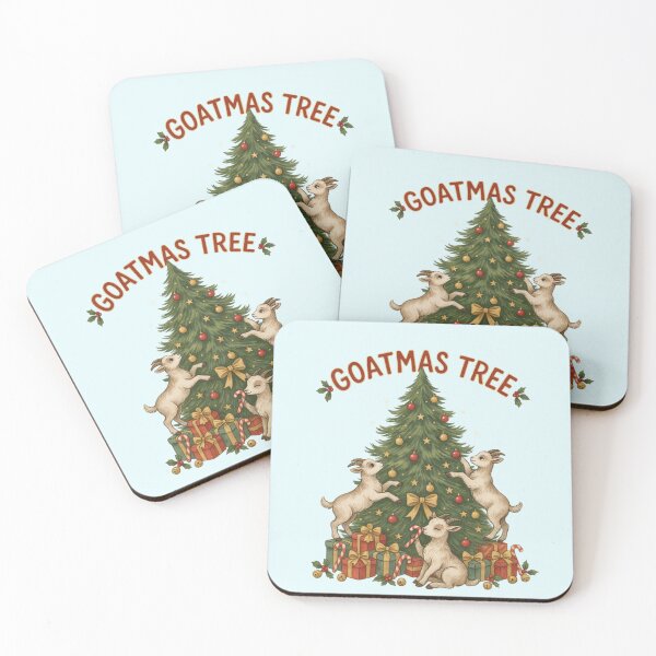 Item preview, Goatmas Tree Cute Christmas Goats Holiday Farm Animal designed and sold by Nzgiftsandmore.