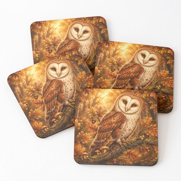 Item preview, Cinnamon Owl | Enchanted Autumn Woodland designed and sold by Joammiyon.