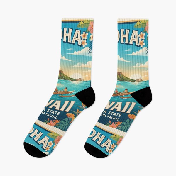 Item preview,  Aloha Hawaii Vintage Travel Poster – Tropical Island Paradise designed and sold by ElartedeNoel.