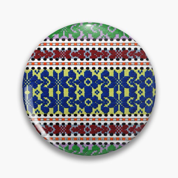 Item preview, Vibrant Folk Embroidery Pattern designed and sold by DansCreations42.