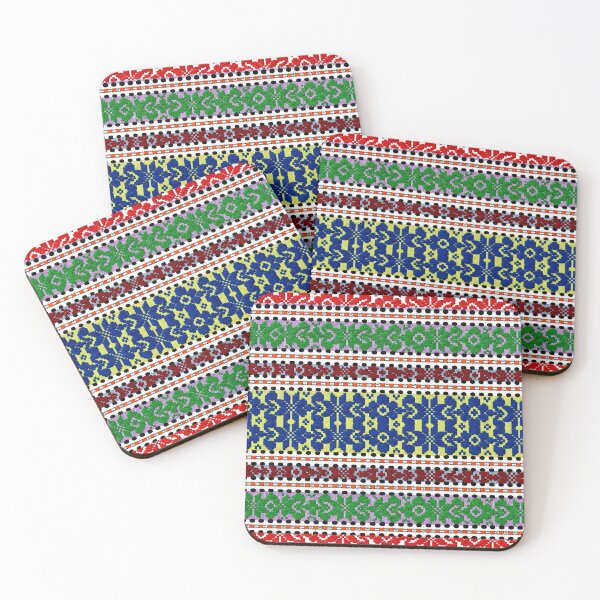 Item preview, Vibrant Folk Embroidery Pattern designed and sold by DansCreations42.
