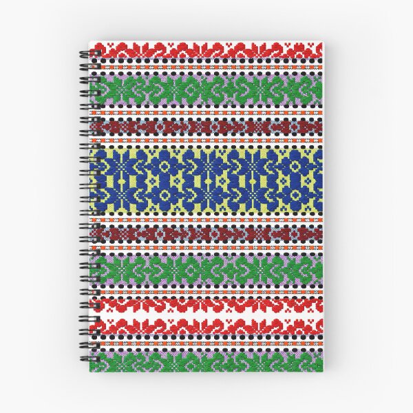 Item preview, Vibrant Folk Embroidery Pattern designed and sold by DansCreations42.