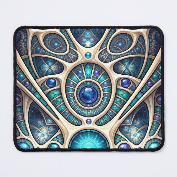 Item preview, Mystic Blue Bio-Mechanical Fractal designed and sold by Frackxion.