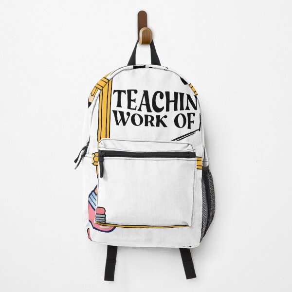 Item preview, Teaching Is a Work of Heart Cute Pencil Teacher Quote designed and sold by Esraa-Arts.