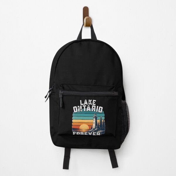 Item preview, Lake Ontario Forever Retro Sunset Horizon Lighthouse designed and sold by LeSoniPapaPrint.
