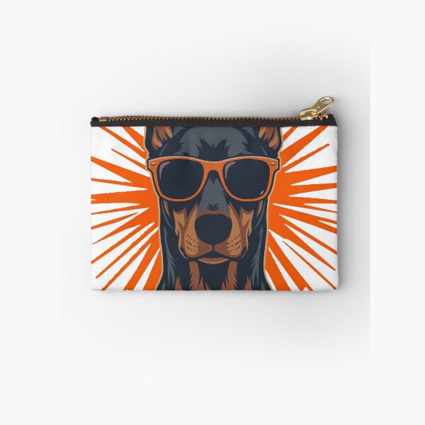 Item preview, Cool Doberman with Sunglasses – Retro Sunburst Design designed and sold by WilliegarciaRo.