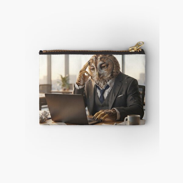 Item preview, Corporate Burnout: The Exhausted Office Owl designed and sold by AfresStudio.
