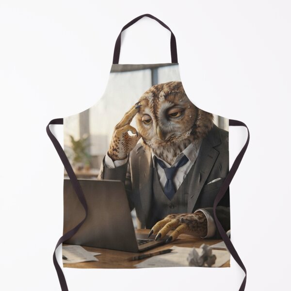 Item preview, Corporate Burnout: The Exhausted Office Owl designed and sold by AfresStudio.