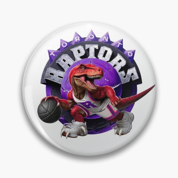 Item preview, Toronto Raptors Vintage Basketball Dinosaur Mascot Illustration designed and sold by BlasiseDS.