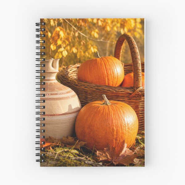 Item preview, Autumn Pumpkins in Rustic Basket designed and sold by DansCreations42.