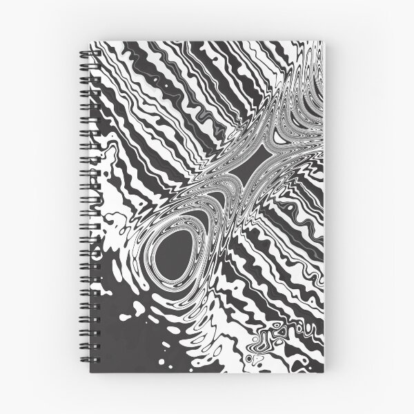 Item preview, Op Art Abstract Ocean Waves in Monochrome  designed and sold by cremedecolor.