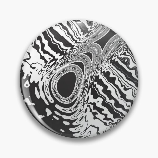Item preview, Op Art Abstract Ocean Waves in Monochrome  designed and sold by cremedecolor.