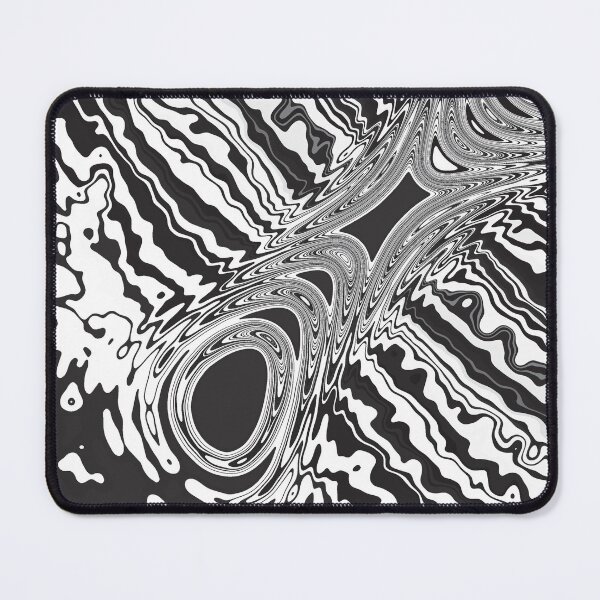 Item preview, Op Art Abstract Ocean Waves in Monochrome  designed and sold by cremedecolor.
