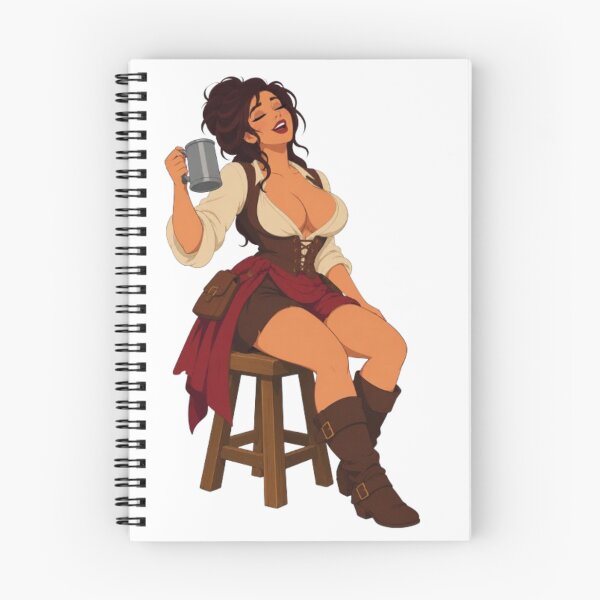 Item preview, Retro Tavern Pin Up Girl – Classic Cartoon Fantasy designed and sold by  Hollow Moon Studios..