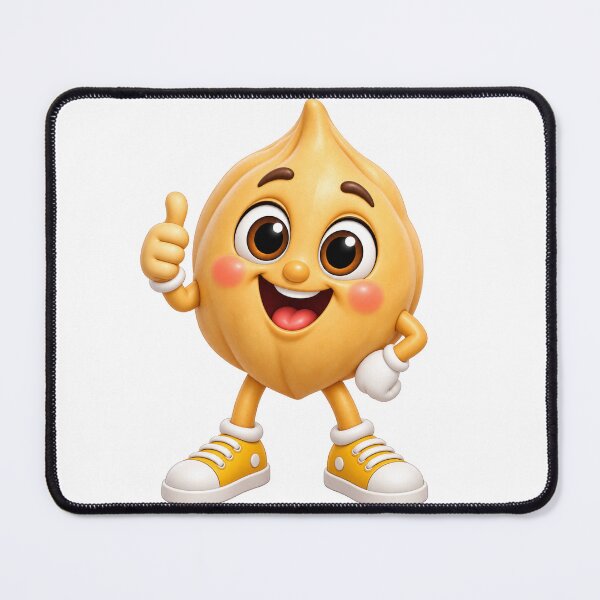 Item preview, Chickpea Character – Healthy Food Mascot designed and sold by GoldenSparkleShop.
