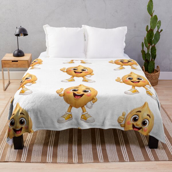 Item preview, Chickpea Character – Healthy Food Mascot designed and sold by GoldenSparkleShop.