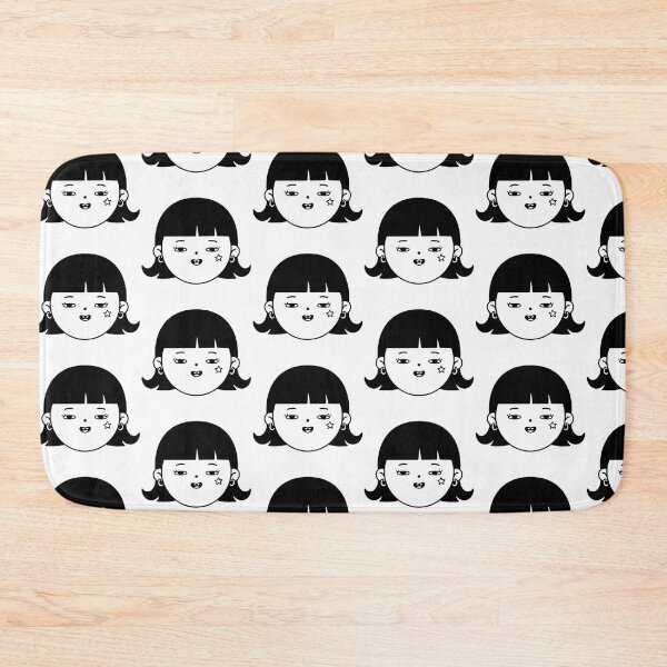Item preview, Sassy Bob Hair Chibi Girl Retro Doodle designed and sold by BitDoodle.