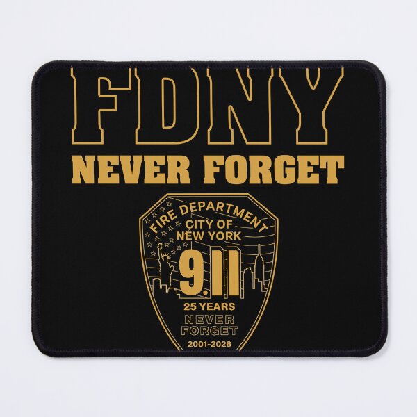 Item preview, FDNY Never Forget New York 9/11 25th Anniversary 2001-2026 designed and sold by SamWoodrt.