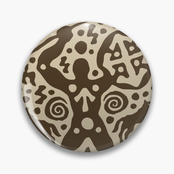 Item preview, Ancient Hunter Petroglyph Warrior Art designed and sold by RamyGallery.