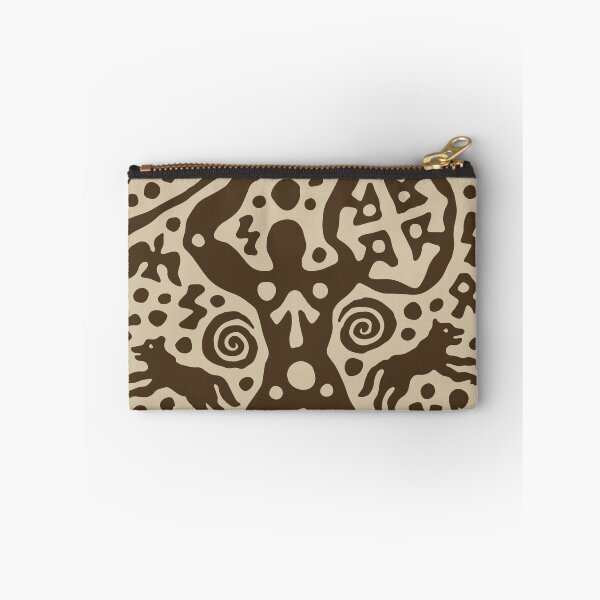 Item preview, Ancient Hunter Petroglyph Warrior Art designed and sold by RamyGallery.