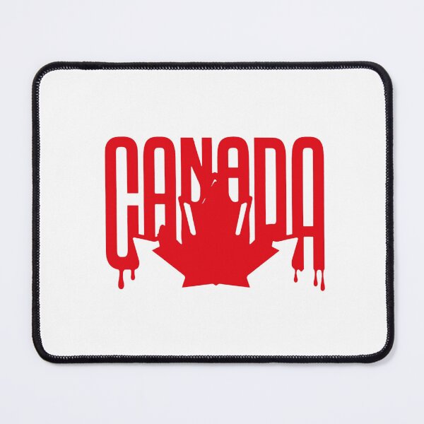 Item preview, Drippy Canada Maple Leaf Typography T-Shirt Design designed and sold by kanjxtan.