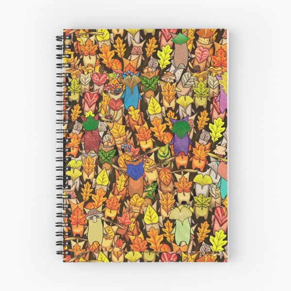 Item preview, Autumn Sprite Pattern: Hand-Drawn Leaf Spirits designed and sold by ILY-Smile.