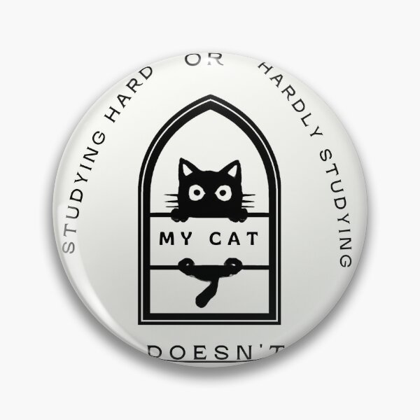 Item preview, Studying Hard or Hardly Studying? - Funny Cat Illustration designed and sold by Karitza Daniela.