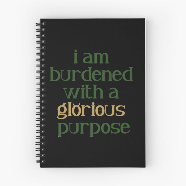 Item preview, I am charged with a glorious purpose Loki quote sticker designed and sold by houlocomx.
