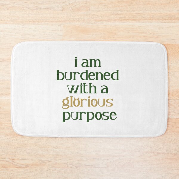 Item preview, I am charged with a glorious purpose Loki quote sticker designed and sold by houlocomx.