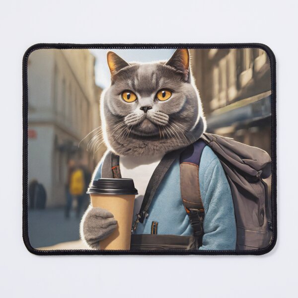 Item preview, Traveling Cat – Coffee and Adventure designed and sold by CanArtVision.
