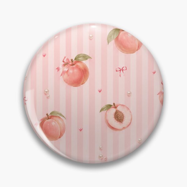 Item preview, Coquette Peach and Pink Stripes Aesthetic Pattern designed and sold by NinaVibeStudio.