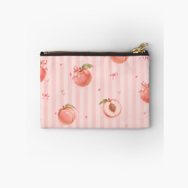 Item preview, Coquette Peach and Pink Stripes Aesthetic Pattern designed and sold by NinaVibeStudio.