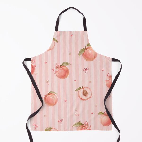 Item preview, Coquette Peach and Pink Stripes Aesthetic Pattern designed and sold by NinaVibeStudio.