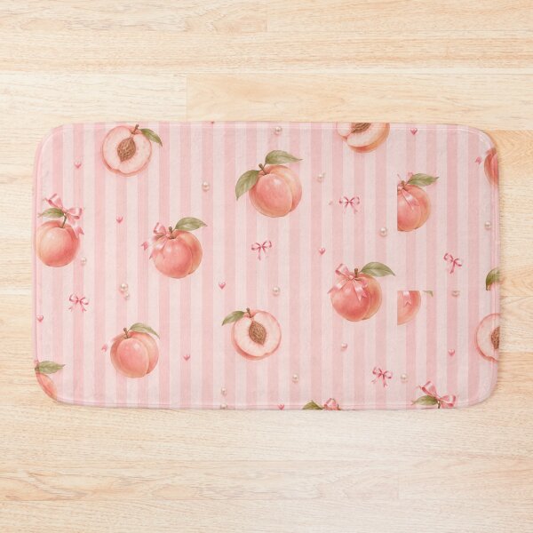Item preview, Coquette Peach and Pink Stripes Aesthetic Pattern designed and sold by NinaVibeStudio.