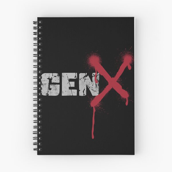 Item preview, GEN X Distressed Grunge Red Graffiti X Street Style designed and sold by HYPNK.