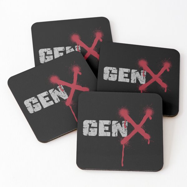 Item preview, GEN X Distressed Grunge Red Graffiti X Street Style designed and sold by HYPNK.
