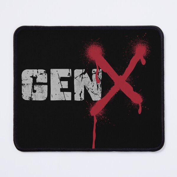 Item preview, GEN X Distressed Grunge Red Graffiti X Street Style designed and sold by HYPNK.