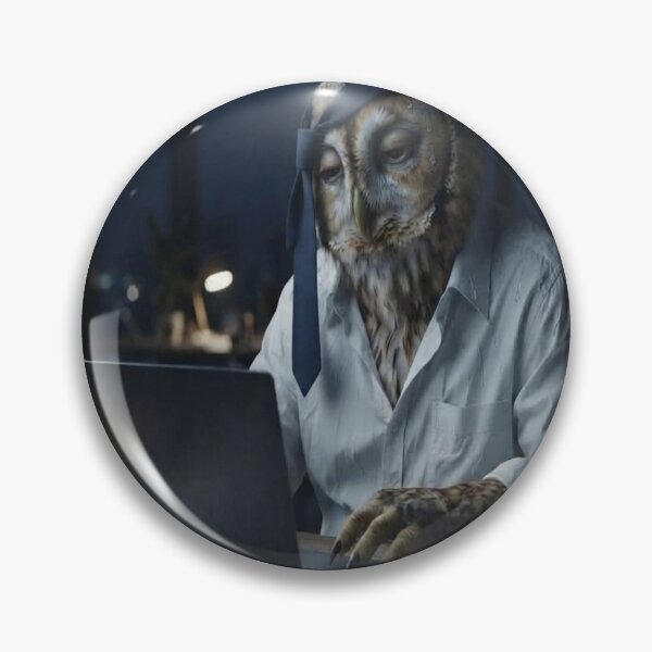 Item preview, Corporate Burnout: 4 AM Shift (The Night Owl) designed and sold by AfresStudio.