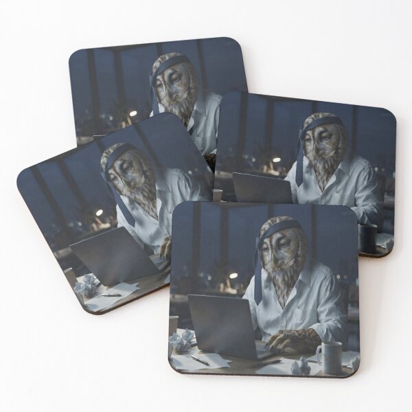 Item preview, Corporate Burnout: 4 AM Shift (The Night Owl) designed and sold by AfresStudio.