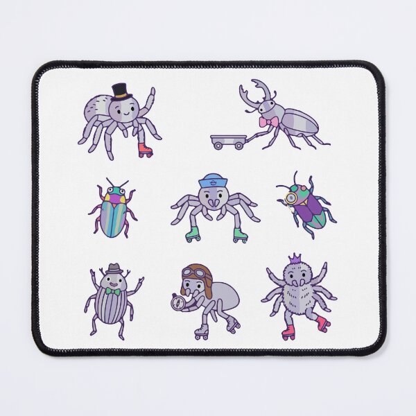 Item preview, Cute Roller Skating Spiders designed and sold by Limuko.