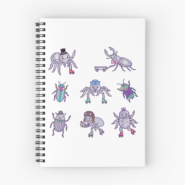 Item preview, Cute Roller Skating Spiders designed and sold by Limuko.