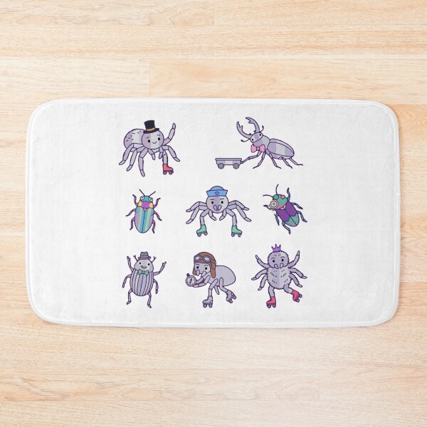 Item preview, Cute Roller Skating Spiders designed and sold by Limuko.