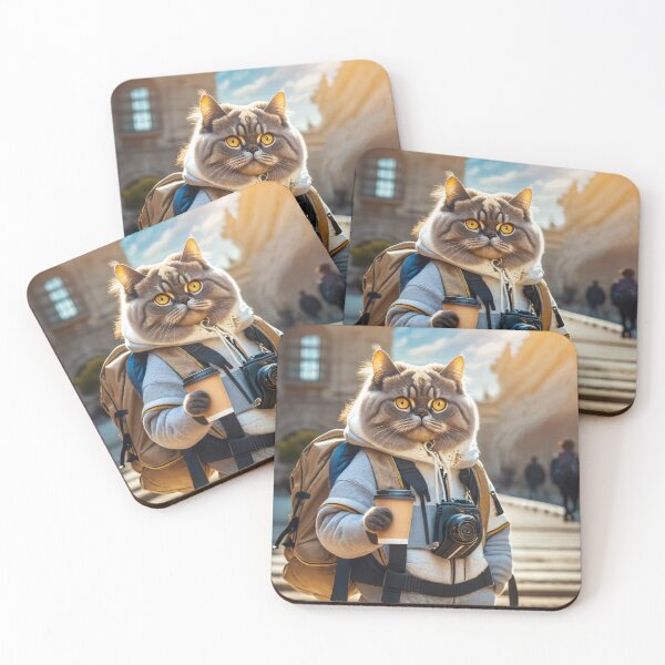 Item preview, Cameraman Cat – Coffee and Travel designed and sold by CanArtVision.